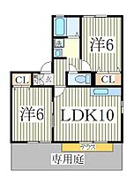 グランシャリオ  ｜ 千葉県野田市山崎（賃貸アパート2LDK・1階・50.58㎡） その2