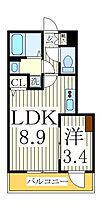 フェリックス柏  ｜ 千葉県柏市あけぼの4丁目（賃貸アパート1LDK・1階・29.00㎡） その2