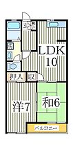 サンハイツ北柏B棟  ｜ 千葉県我孫子市根戸（賃貸アパート2LDK・2階・51.03㎡） その2