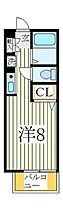 ベルデュール  ｜ 千葉県柏市今谷上町（賃貸アパート1R・1階・20.03㎡） その2