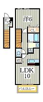 ジラソーレ2  ｜ 千葉県柏市松ケ崎（賃貸アパート1LDK・2階・42.37㎡） その2