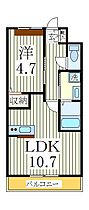 ロイヤル　パピヨン  ｜ 千葉県柏市酒井根4丁目（賃貸マンション1LDK・2階・38.25㎡） その2