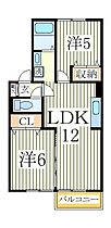 グリーンヒルズ中峠台E  ｜ 千葉県我孫子市中峠台（賃貸アパート2LDK・1階・50.12㎡） その2