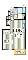 ベル　フルール  ｜ 千葉県柏市鷲野谷（賃貸アパート1LDK・1階・45.65㎡） その2