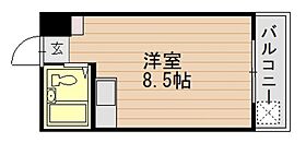 ハイネ大宮 202 ｜ 広島県広島市西区大宮1丁目（賃貸マンション1R・2階・18.50㎡） その2