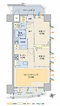 広島県広島市中区上幟町（賃貸マンション2LDK・11階・57.08㎡） その2