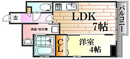 KatayamaBLDG25 1LDKの間取図画像