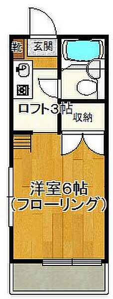 東京都国分寺市東元町３丁目(賃貸アパート1K・1階・17.01㎡)の写真 その2