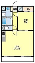 愛知県豊田市住吉町前邸98（賃貸マンション1LDK・1階・45.06㎡） その2