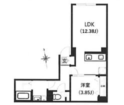 東京都中央区湊３丁目（賃貸マンション1LDK・3階・40.35㎡） その2