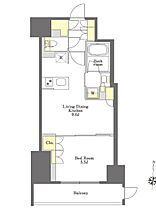 東京都新宿区市谷山伏町（賃貸マンション1LDK・7階・37.02㎡） その2