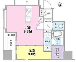 東京都新宿区新宿６丁目（賃貸マンション1LDK・9階・32.22㎡） その2