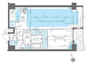 東京都渋谷区恵比寿２丁目（賃貸マンション1LDK・3階・53.98㎡） その2