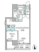 東京都新宿区新宿５丁目（賃貸マンション1LDK・地下6階・40.12㎡） その2