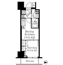 東京都文京区湯島３丁目（賃貸マンション1DK・6階・26.03㎡） その2