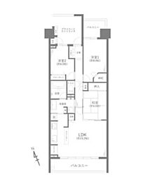 間取図画像 3LDK