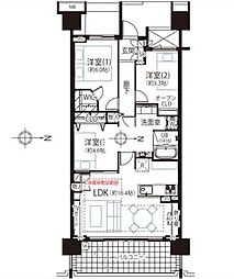 グランドメゾン杉並シーズンシーズン6 3LDKの間取図画像