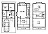 間取り：3階建て3SDK！二面バルコニー・南向きにつき陽当たり良好です♪