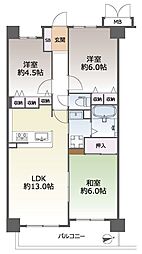 間取図画像 3LDK