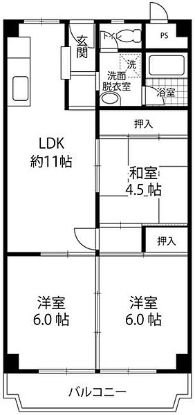 間取りを拡大表示