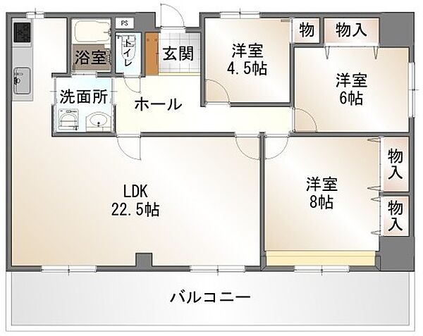 間取りを拡大表示