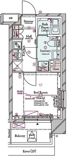 コンシェリアＲ 横濱桜木町 ｜神奈川県横浜市中区野毛町2丁目(賃貸マンション1K・2階・21.18㎡)の写真 その2