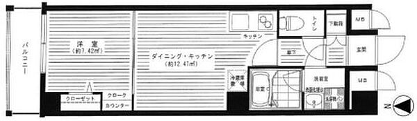 グランリーヴェル横浜山手 101｜神奈川県横浜市中区本郷町1丁目(賃貸マンション1DK・1階・30.87㎡)の写真 その2