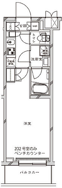 ルーブル聖蹟桜ヶ丘 302｜東京都多摩市一ノ宮2丁目(賃貸マンション1K・3階・26.10㎡)の写真 その2