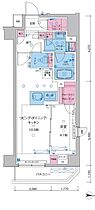 GENOVIA上野skygarden  ｜ 東京都台東区北上野2丁目（賃貸マンション1LDK・8階・40.50㎡） その2