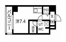 クラリッサ横浜ノワール 604 ｜ 神奈川県横浜市西区久保町17-9（賃貸マンション1R・6階・21.00㎡） その2