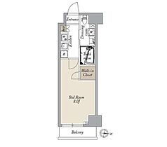 アジールコート両国北斎通 307 ｜ 東京都墨田区亀沢3丁目19-8（賃貸マンション1K・3階・25.52㎡） その2