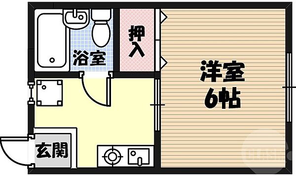 コーポラス野江 ｜大阪府大阪市城東区成育3丁目(賃貸マンション1K・2階・19.36㎡)の写真 その2