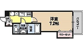 Luxe鶴見  ｜ 大阪府大阪市城東区今福東3丁目（賃貸マンション1K・11階・24.07㎡） その2