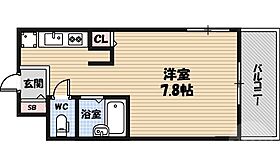 MESSAGE放出東  ｜ 大阪府大阪市鶴見区放出東2丁目（賃貸マンション1R・4階・21.96㎡） その2