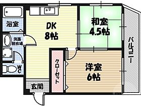 シェモアヒロセ  ｜ 大阪府大阪市鶴見区横堤2丁目（賃貸マンション2LDK・4階・38.71㎡） その2