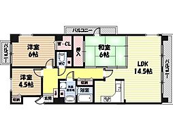 パードレ関目 3LDKの間取図画像
