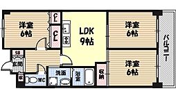 シャトー・レイク・ルイーズ 3LDKの間取図画像