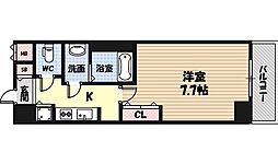 Sレジデンス野江 1Kの間取図画像