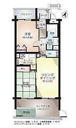 ワコーレ柿生 2LDKの間取図画像