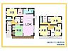 間取り：ゆとりある5LDKの間取り。1階にはLDKに加えて和室・洋室を配置し、2階には3つの洋室を確保。WICや各居室収納など収納スペースも充実しています。