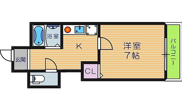 シャトル新深江 ｜大阪府大阪市東成区大今里南3丁目(賃貸マンション1K・9階・22.24㎡)の写真 その2