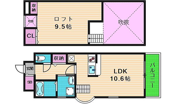 ヴェール・カステージュ ｜大阪府大阪市東成区深江北2丁目(賃貸マンション1LDK・7階・48.91㎡)の写真 その2