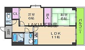 御勝山南パークトリム  ｜ 大阪府大阪市生野区勝山南2丁目5 3（賃貸マンション2LDK・4階・56.43㎡） その2