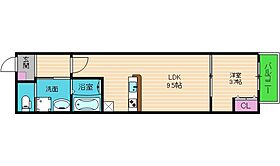 バルーンフラワー  ｜ 大阪府大阪市東成区神路3丁目4-26（賃貸アパート1LDK・1階・32.77㎡） その2