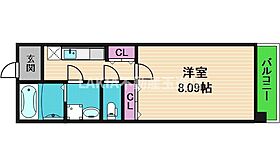 ドゥエリング上汐  ｜ 大阪府大阪市中央区上汐2丁目6-4（賃貸マンション1K・7階・25.51㎡） その2