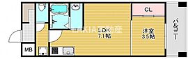 グランツ寺田町  ｜ 大阪府大阪市生野区林寺2丁目2-23（賃貸マンション1LDK・2階・27.97㎡） その2