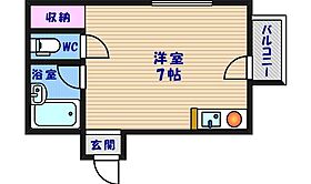 シティハイム森ノ宮  ｜ 大阪府大阪市東成区中道2丁目26-17（賃貸マンション1R・7階・21.53㎡） その2