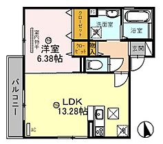 Flat Comfy  ｜ 滋賀県大津市玉野浦（賃貸アパート1LDK・1階・47.58㎡） その2