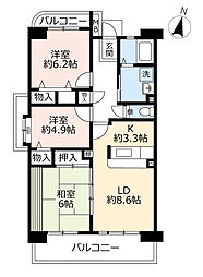 間取図画像 3LDK