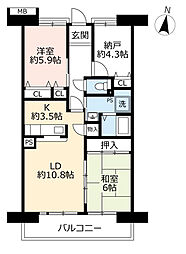 間取図画像 3LDK